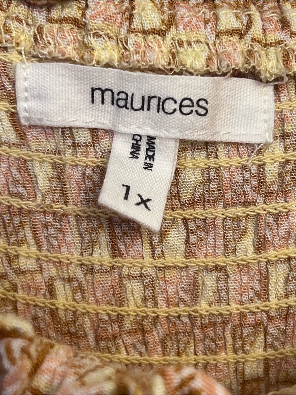 Maurice’s Floral Mixed Print Smocked Mini Dress - Picture 4 of 11